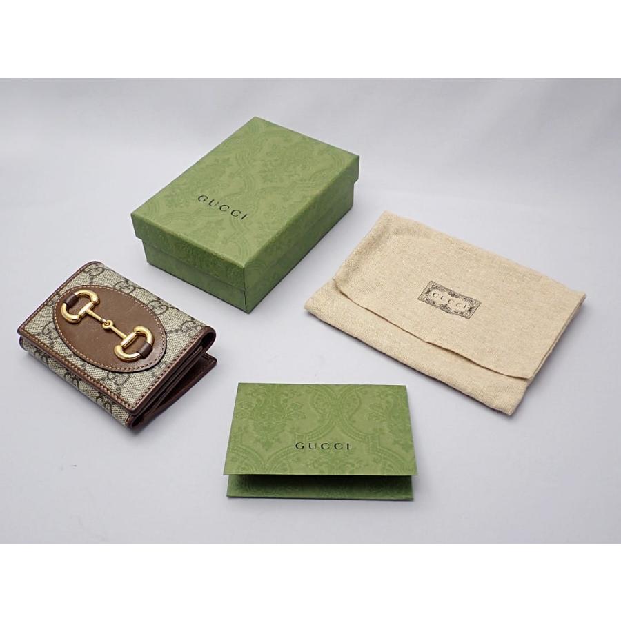 GUCCI（グッチ） GGスプリーム ホースビット コンパクトウェレット 3