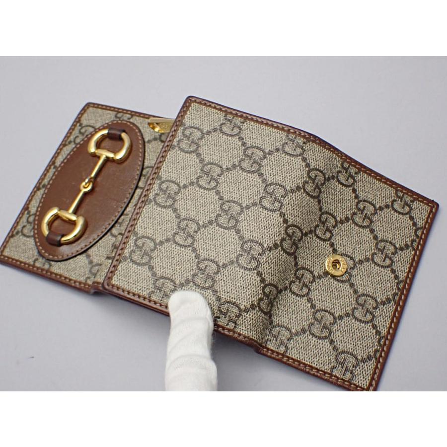 GUCCI グッチ GGスプリーム ホースビット コンパクトウェレット 3
