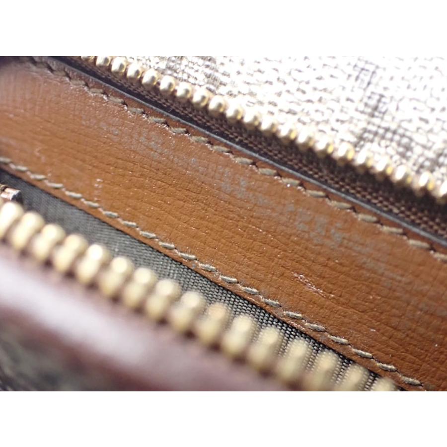 GUCCI グッチ GGスプリーム ホースビット コンパクトウェレット 3つ折り財布 644462 ベージュ 中古A- 【送料無料】 A-8767【質屋出品】 GUCCI（グッチ） GGスプリーム ホースビット コンパクトウェレット 3