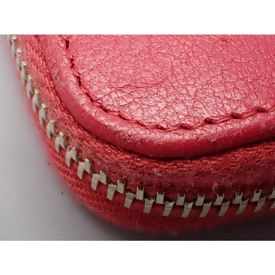 美品 シャネルCHANEL マドモアゼル 長財布赤レッド/マトラッセ/ココマーク