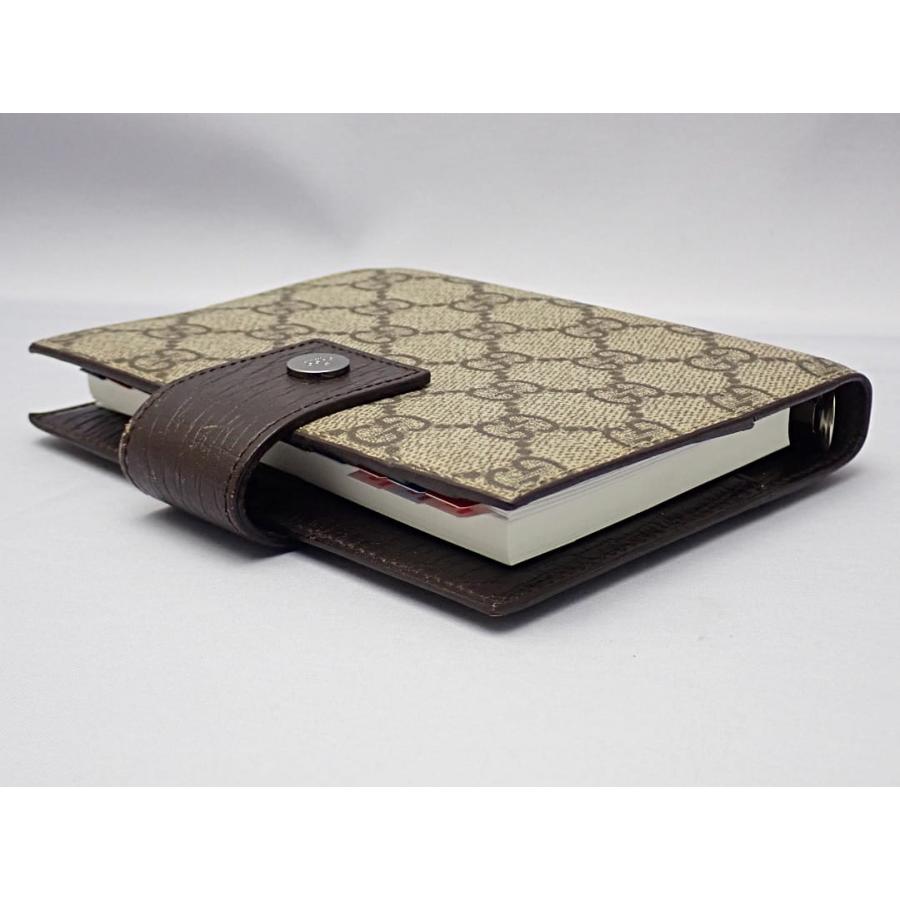 GUCCI（グッチ） GGスプリーム 手帳カバー 115240 2025リフィル付 中古