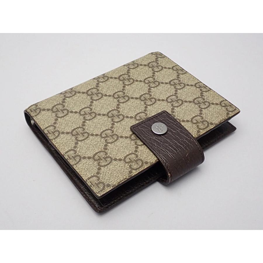 GUCCI 手帳カバー GUCCI（グッチ） GGスプリーム 手帳カバー 115240 2025リフィル付 中古