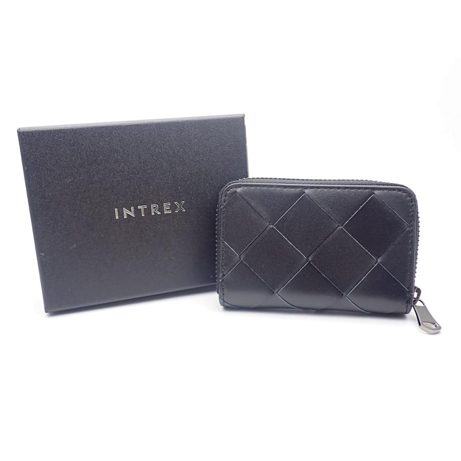 INTREX イントレックス ラウンドジップ コインパース ブラック グリーン IN1005/BLK/GRN 中古A+ 【送料無料】 A-8839 :  大信質舗ヤフー店 - 通販 - Yahoo!ショッピング