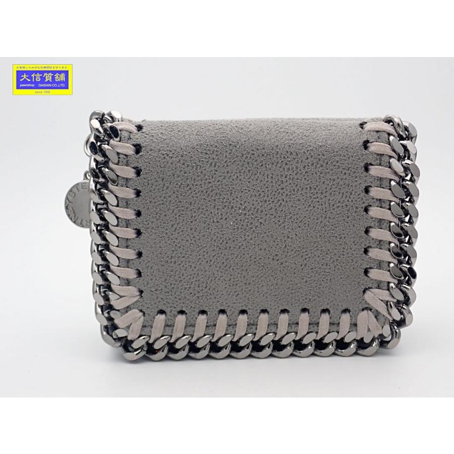 STELLAMcCARTNEY ステラマッカートニー三つ折り財布 521371 グレー