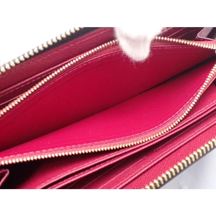 LOUISVUITTON ジッピーウォレットフューシャ ジッピーウォレット エピ フューシャ ラウンドファスナー長財布 レザー