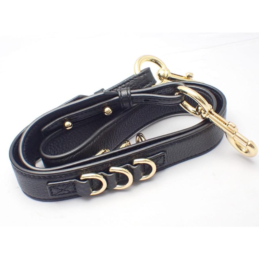 MARC JACOBS マーク ジェイコブス ショルダーバッグ THE SNAPSHOT ザ スナップショット M0014591 ブラック レザー 中古A- 【送料無料】 A-8929【質屋出品】 MARC JACOBS（マーク・ジェイコブス） マーク ジェイコブス ショルダー