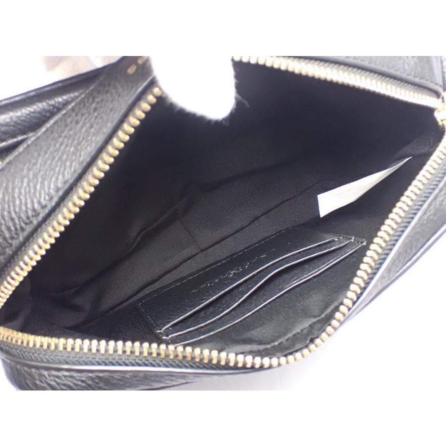 MARC JACOBS マーク ジェイコブス ショルダーバッグ THE SNAPSHOT ザ スナップショット M0014591 ブラック レザー 中古A- 【送料無料】 A-8929【質屋出品】 中古・古着通販】MARC JACOBS (マークジェイコブス) THE SNAPSHOT