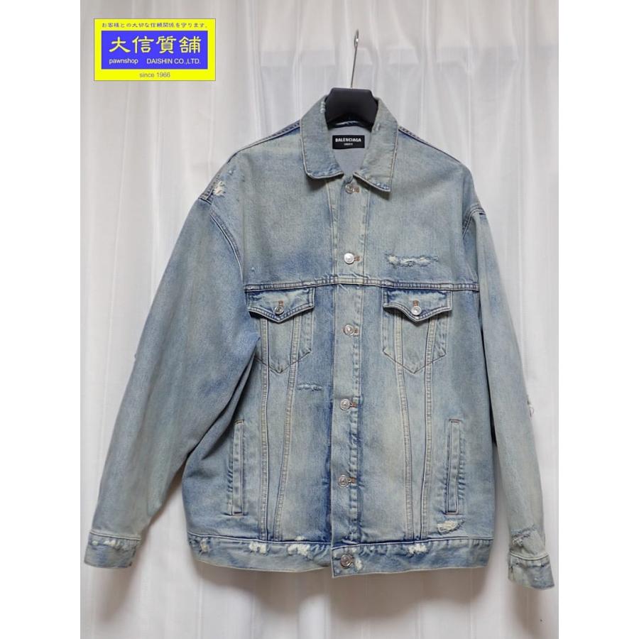 BALENCIAGA バレンシアガ　デニムジャケット　Gジャン BALENCIAGA（バレンシアガ） デニム ジャケット オーバーサイズ G