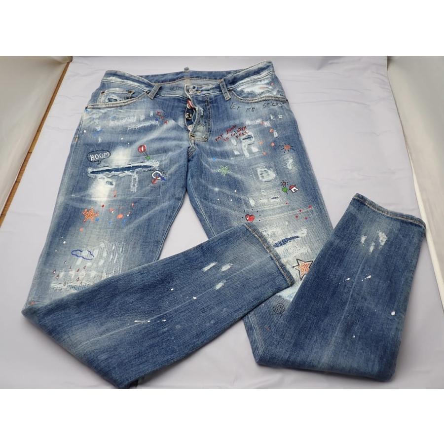 【美品】ディースクエアード スケーター 44 DSQUARED2（ディースクエアード） スケーター デニムパンツ 44