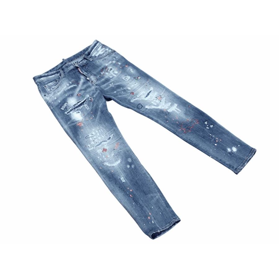 【美品】ディースクエアード スケーター 44 DSQUARED2（ディースクエアード） スケーター デニムパンツ 44