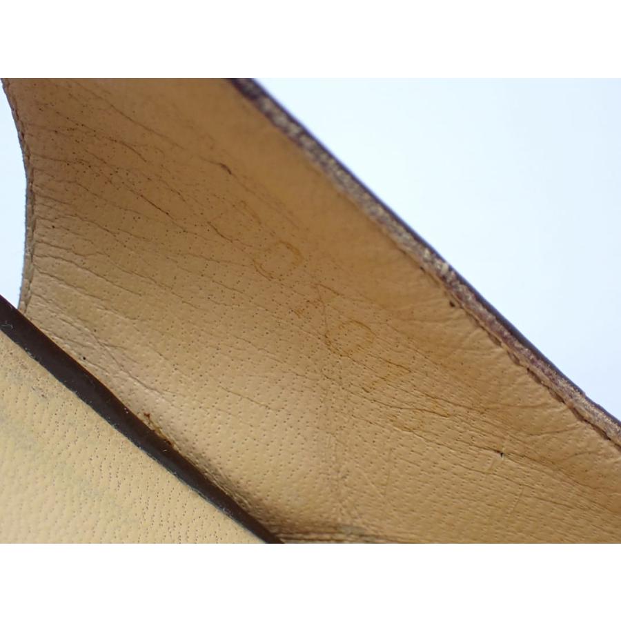 LOUIS VUITTON（ルイ・ヴィトン） エナメル パンプス 37.5 ブラウン