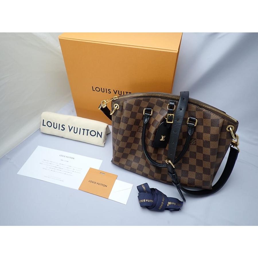 LOUIS VUITTON ルイ ヴィトン ダミエ オデオン トート PM N45282 2WAYショルダーバッグ ハンドバッグ 中古B+ 【送料無料】 A-9077の画像