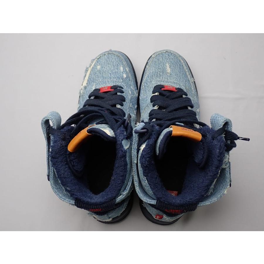 NIKE Levi's AIR FORCE 1 HIGH BY YOU DENIM CJ4383-994 ナイキ リーバイス エアフォース1 ハイ コラボ インディゴ スニーカー 28cm 中古A- 【送料無料】 A-9097【質屋出品】 NIKE（ナイキ） NIKE Levi's AIR FORCE 1 HIGH BY YOU DENIM CJ4383