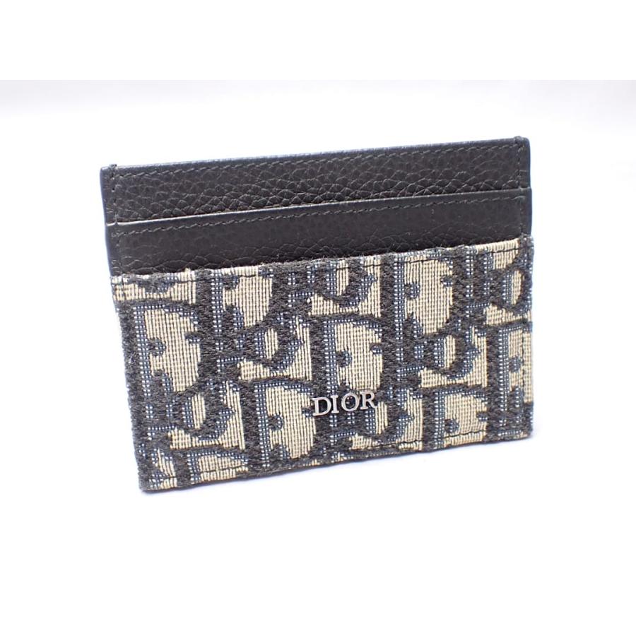 【美品】Diorディオール、オブリーク名刺入れ、カードケース Christian Dior（クリスチャン・ディオール） DIOR ディオール