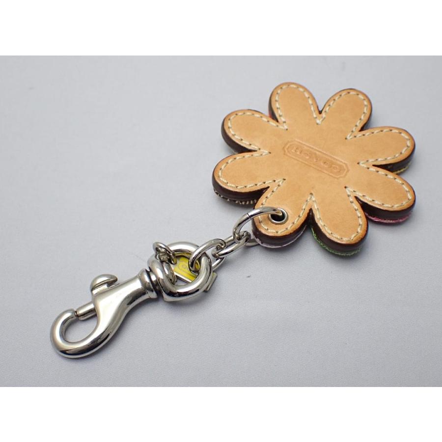 COACH（コーチ） キーホルダー バッグチャーム フラワー 中古B+ 【送料