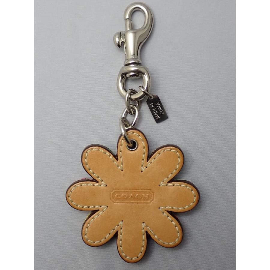 COACH（コーチ） キーホルダー バッグチャーム フラワー 中古B+ 【送料