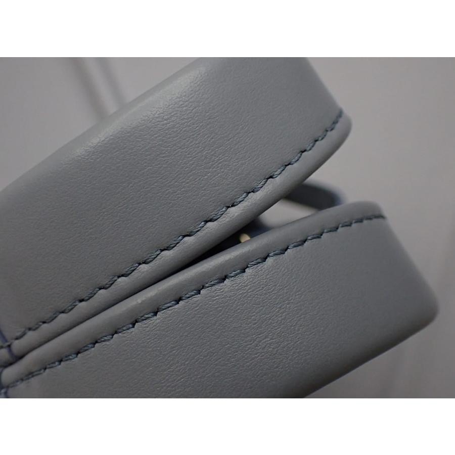 CHLOE クロエ スモール トートバッグ ウッディ レザー CHC23US397 ライトブルー系 中古B+ 【送料無料】 A-9133の画像
