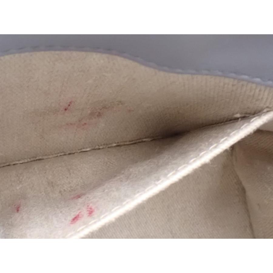 CHLOE クロエ スモール トートバッグ ウッディ レザー CHC23US397 ライトブルー系 中古B+ 【送料無料】 A-9133の画像