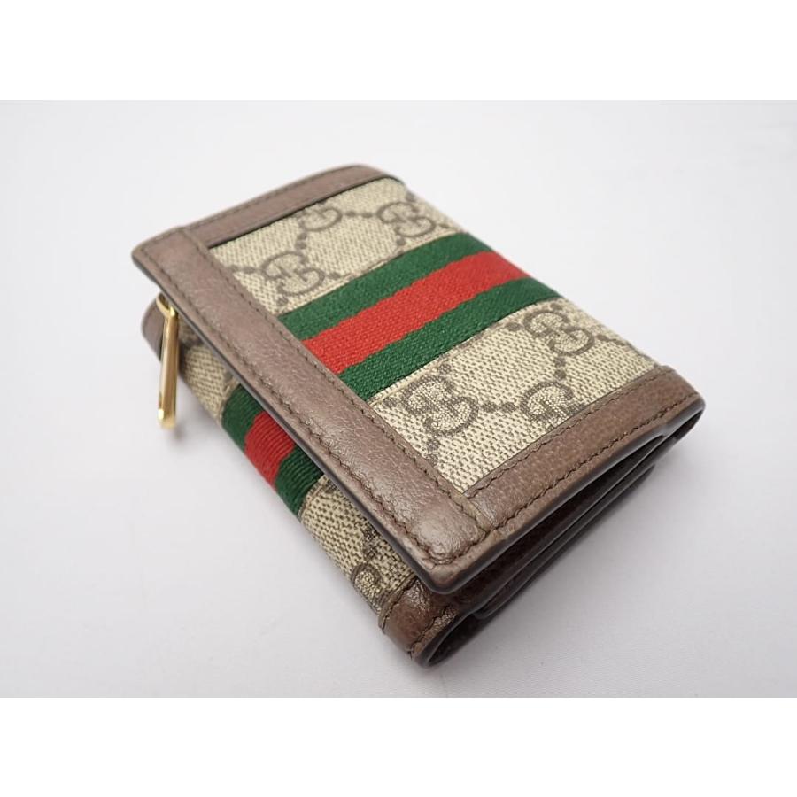 超美品⭐︎GUCCI オフィディア GGシェリー　三つ折り財布 レディース GUCCI（グッチ） オフィディア コンパクト三つ折り財布 644334