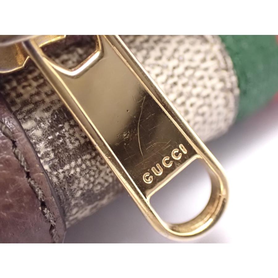 【美品】GUCCI グッチ　オフディア GGスプリームシェリーライン 折り財布 GUCCI（グッチ） オフィディア コンパクト三つ折り財布 644334