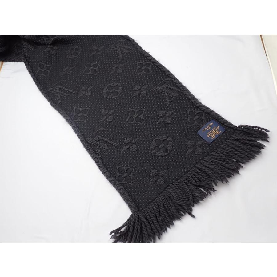 LOUIS VUITTON ルイ ヴィトン エシャルプ ロゴマニア ウールマフラー