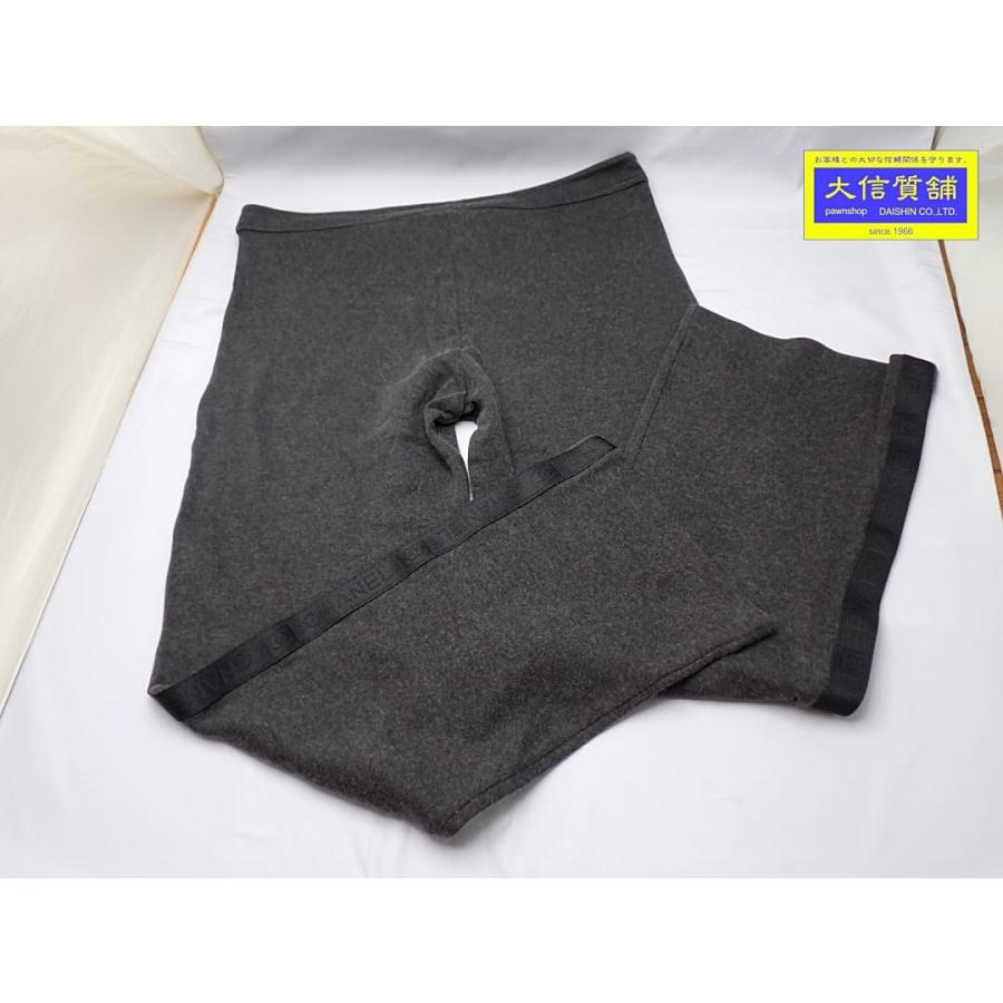 CHANEL ココマークロゴ　スウェットパンツ CHANEL（シャネル） スウェットパンツ コットン×カシミヤ グレー 38