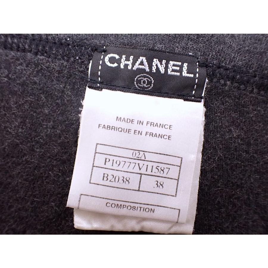 CHANEL（シャネル） スウェットパンツ コットン×カシミヤ グレー 38