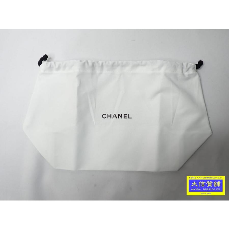 CHANEL（シャネル） 巾着ポーチ コットン ホワイト ノベルティ 未使用