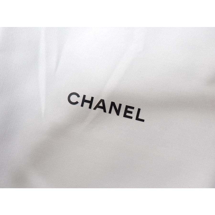 CHANEL（シャネル） 巾着ポーチ コットン ホワイト ノベルティ 未使用