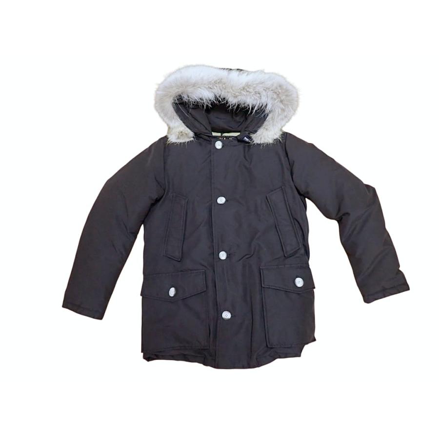 WOOLRICH ウールリッチ ダウン ショート アークティック パーカ S WOCPS1985 クリーニング済 ブラック 中古B+ 【送料無料】 A-9217の画像