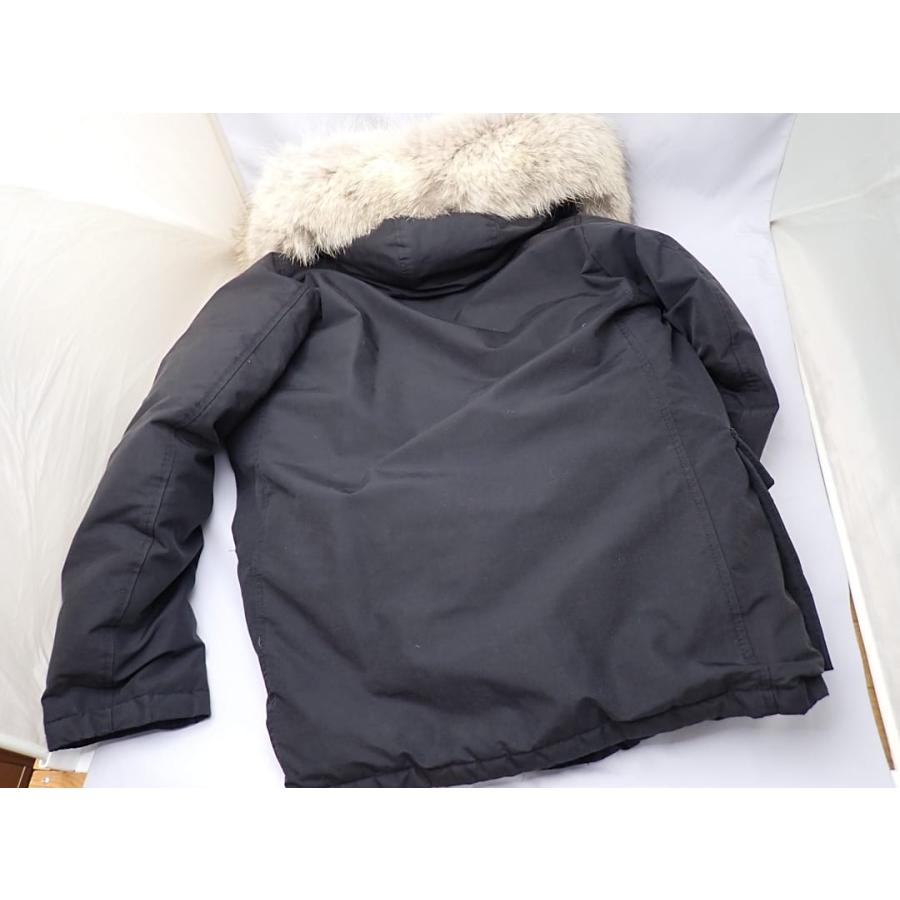 WOOLRICH ウールリッチ ダウン ショート アークティック パーカ S WOCPS1985 クリーニング済 ブラック 中古B+ 【送料無料】 A-9217の画像