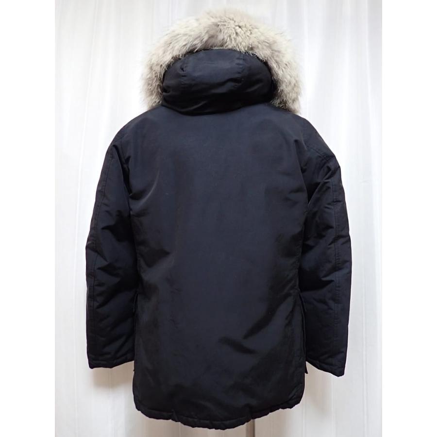 WOOLRICH ウールリッチ ダウン ショート アークティック パーカ S WOCPS1985 クリーニング済 ブラック 中古B+ 【送料無料】 A-9217の画像