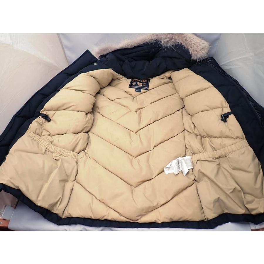 WOOLRICH ウールリッチ ダウン ショート アークティック パーカ S WOCPS1985 クリーニング済 ブラック 中古B+ 【送料無料】 A-9217の画像