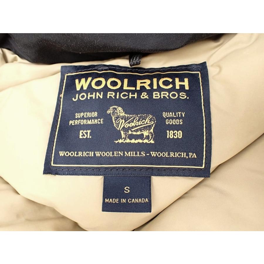 WOOLRICH ウールリッチ ダウン ショート アークティック パーカ S WOCPS1985 クリーニング済 ブラック 中古B+ 【送料無料】 A-9217の画像