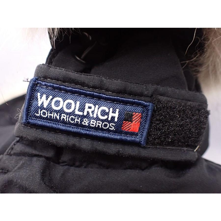 WOOLRICH ウールリッチ ダウン ショート アークティック パーカ S WOCPS1985 クリーニング済 ブラック 中古B+ 【送料無料】 A-9217の画像