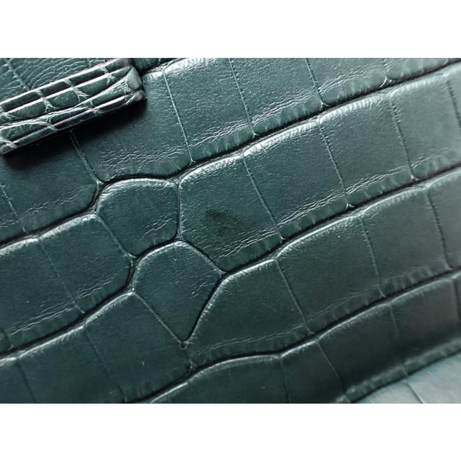 HERMES（エルメス） ベアン スフレ マットクロコ 二つ折り長財布 R刻印
