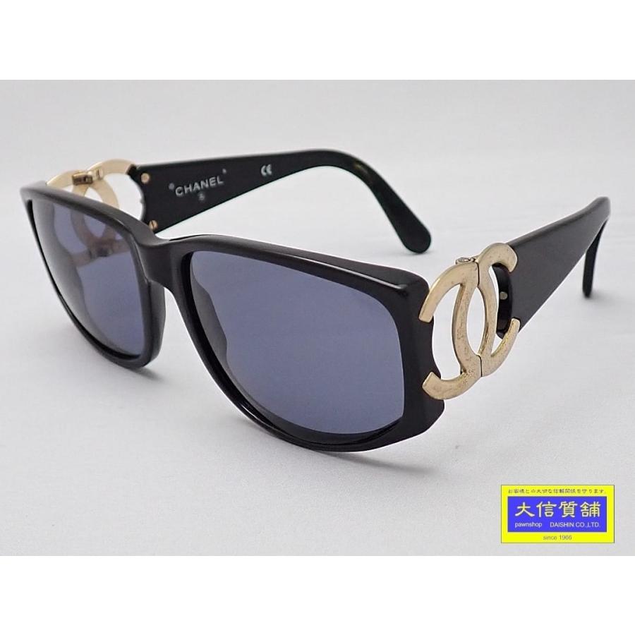 【よー 】CHANEL 中古 サングラス ココマーク 02461 CHANEL（シャネル） サングラス 02461 ココマーク ブルーレンズ