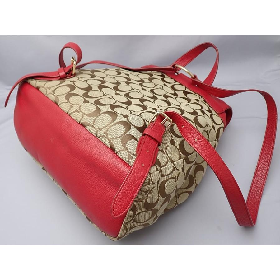 COACH（コーチ） シグネチャー リュック F37476 デイパック ブラウンx 