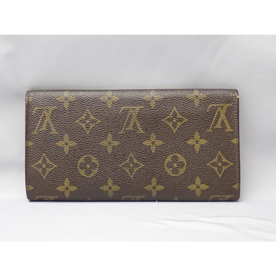 美品 ルイヴィトン モノグラム ポルトモネ クレディ ブラウン 長財布 LOUIS VUITTON（ルイ・ヴィトン） モノグラム ヴィンテージ フラップ長