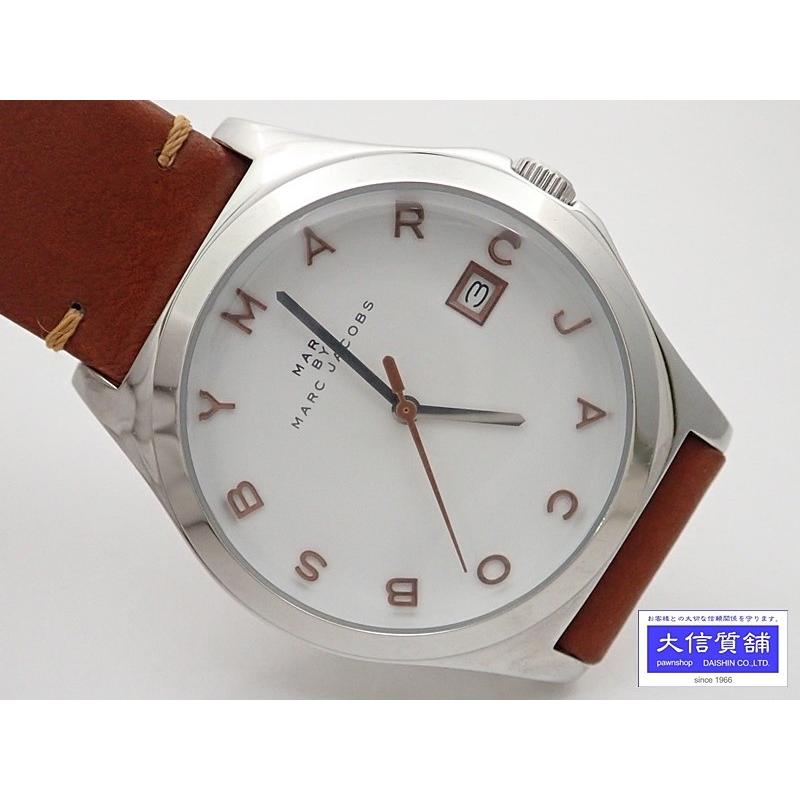 Marc By Marc Jacobs マークバイマークジェイコブス メンズ クォーツ Mbm9000 ブラウン革ベルト ホワイトダイヤル 中古b 送料無料 B 1760 B1760 大信質舗ヤフー店 通販 Yahoo ショッピング