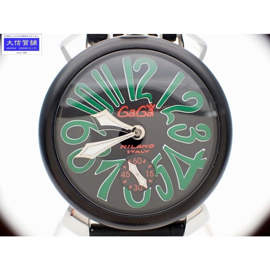 GaGa MILANO（ガガミラノ） メンズウォッチ マヌアーレ48 5013.02S 手 