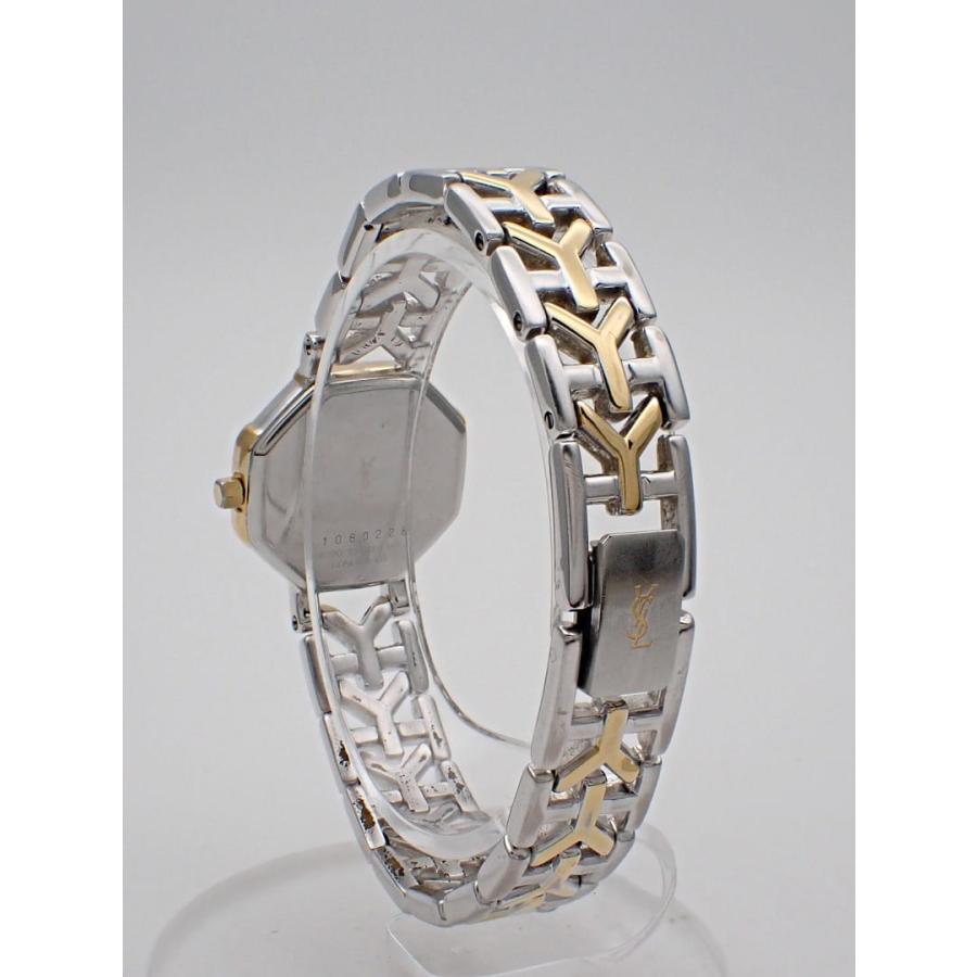 YSL レディースウォッチ コンビ クォーツ 中古B Yves Saint Laurent（イヴ・サンローラン） YSL イブサンローラン