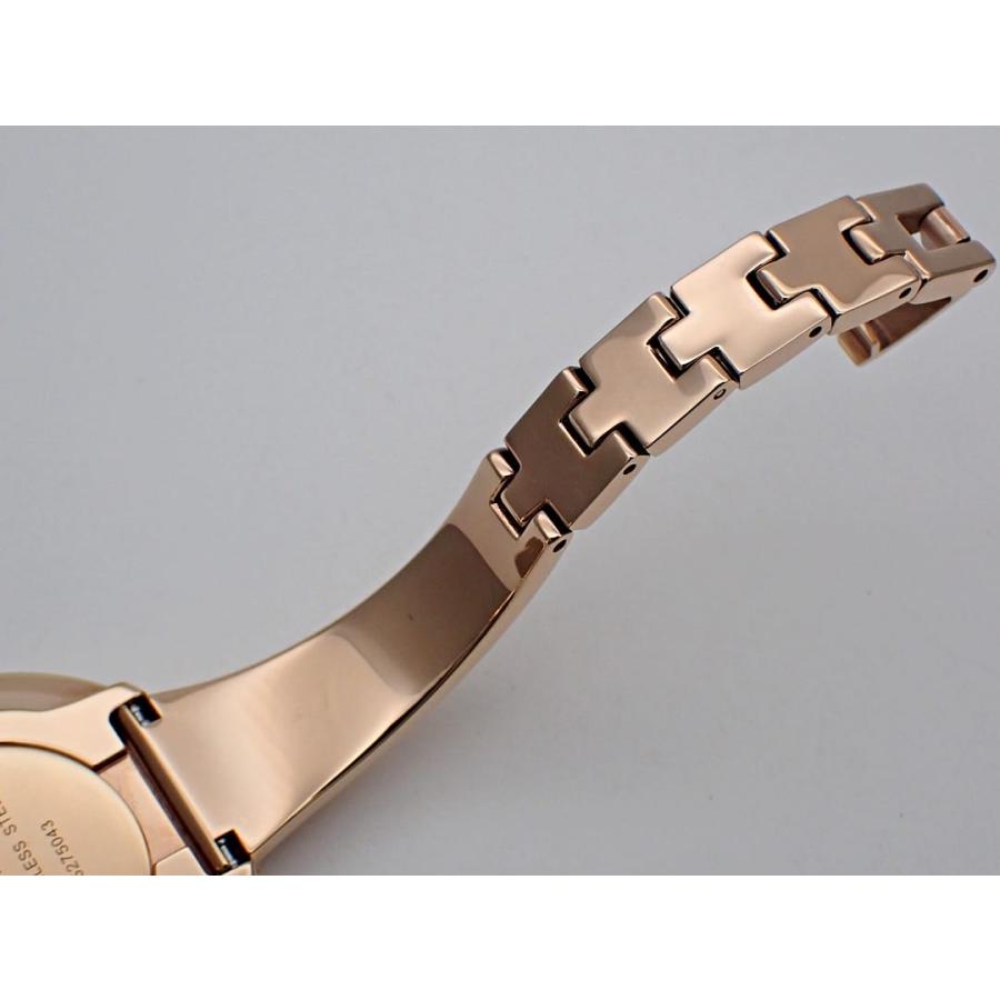 SWAROVSKI スワロフスキー レディースウォッチ 5275043 ブラッククリスタル GP ローズゴールド クォーツ 中古A 【送料無料】 B-2186【質屋出品】 SWAROVSKI（スワロフスキー） レディースウォッチ 5275043 ブラック