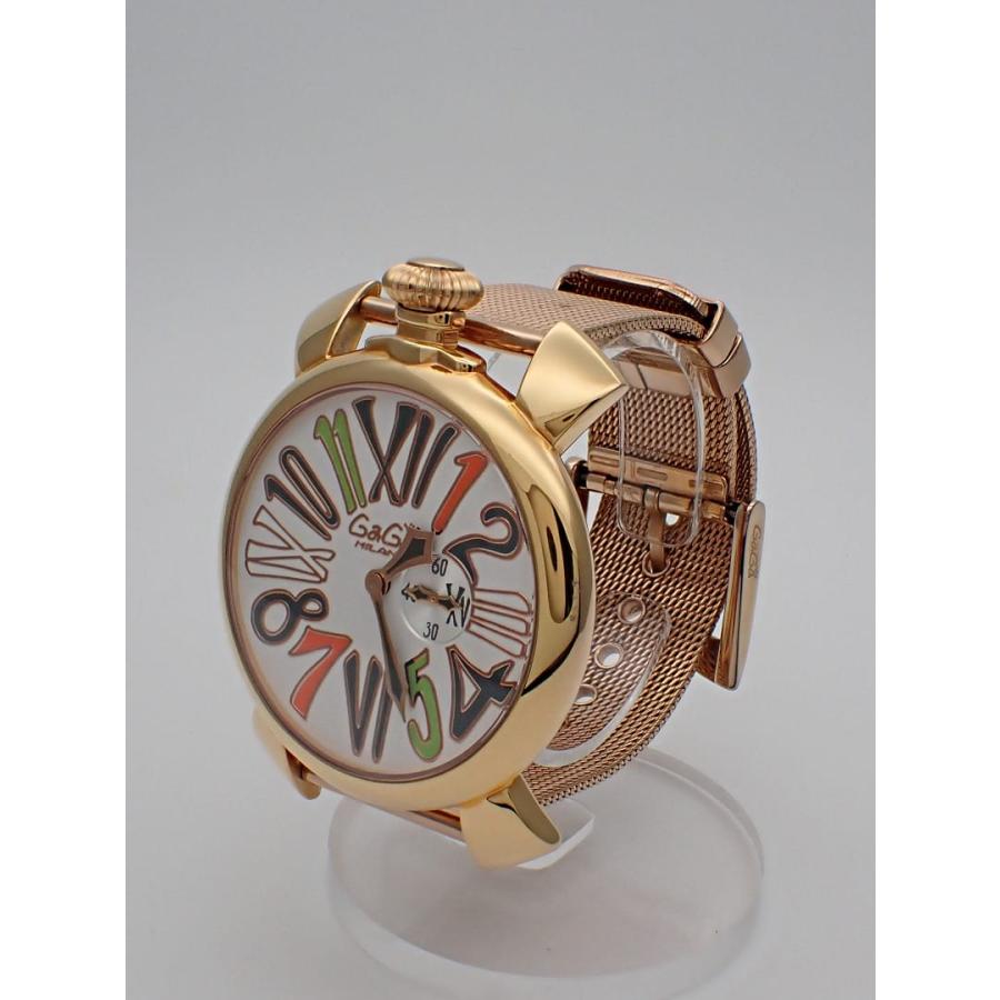 【超美品】GaGa MILANO マヌアーレ 46mm 腕時計 ゴールド GaGa MILANO GAGA ガガミラノ マヌアーレ 46mm スリム 250本限定モデル