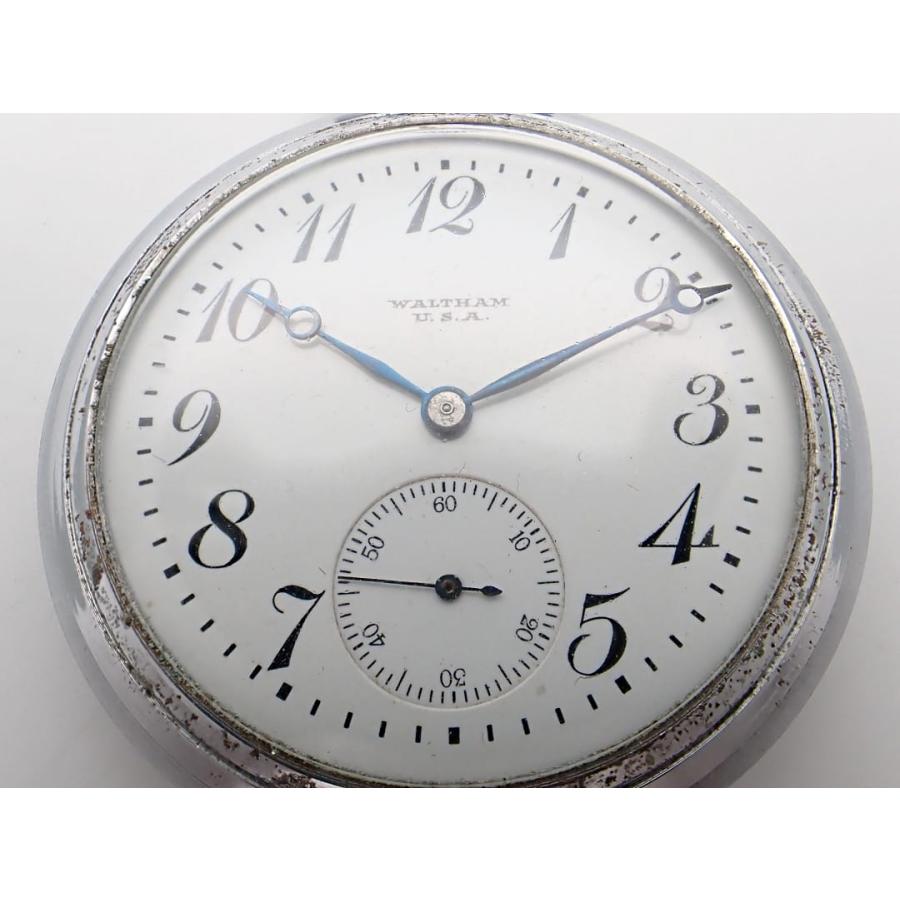 Waltham usa 懐中時計 組み紐付き ケース付き ウォルサム 懐中時計 エルジン 長方形ケース 18K ゴールドフィルド