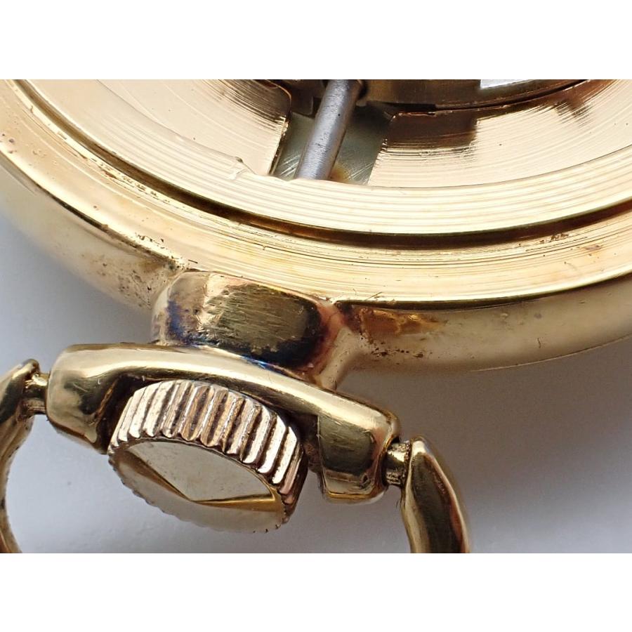 CITIZEN（シチズン） 和装用提げ時計 29mm 金銀象嵌 手巻き 21石 GP 4