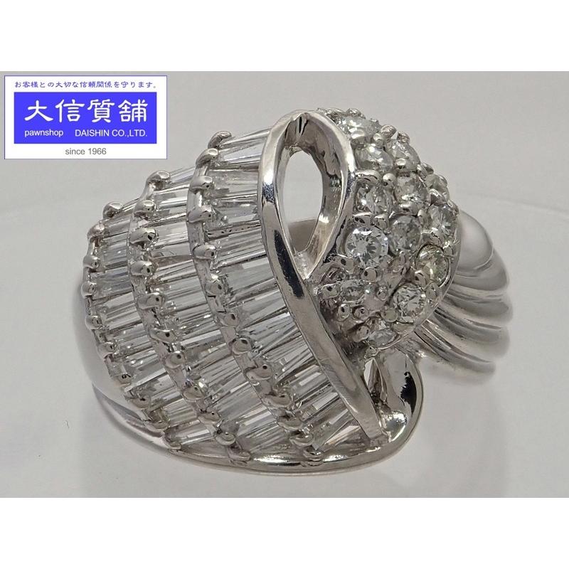 Pt900 プラチナ ダイヤ リング 1 05ct C7876 Pt900 13 5号 指輪 レディースアクセサリー 8 7g C 7876 C7876 大信質舗ヤフー店 中古a 送料無料 最低価格販売 の