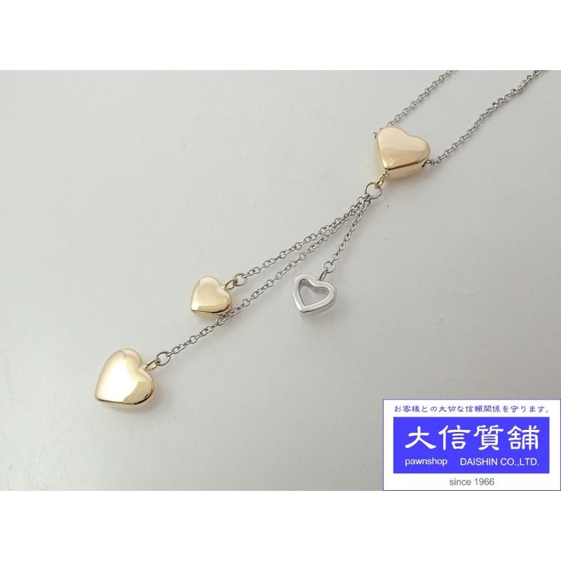 TIFFANY ティファニー AU750 ホワイトゴールド イエロゴールド マルチ  