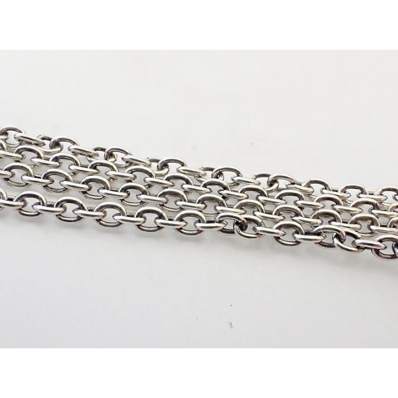 GUCCI グッチ AG925 シルバー トリプル コイン ネックレス 18.8g 中古A- 【送料無料】 C-8198_16