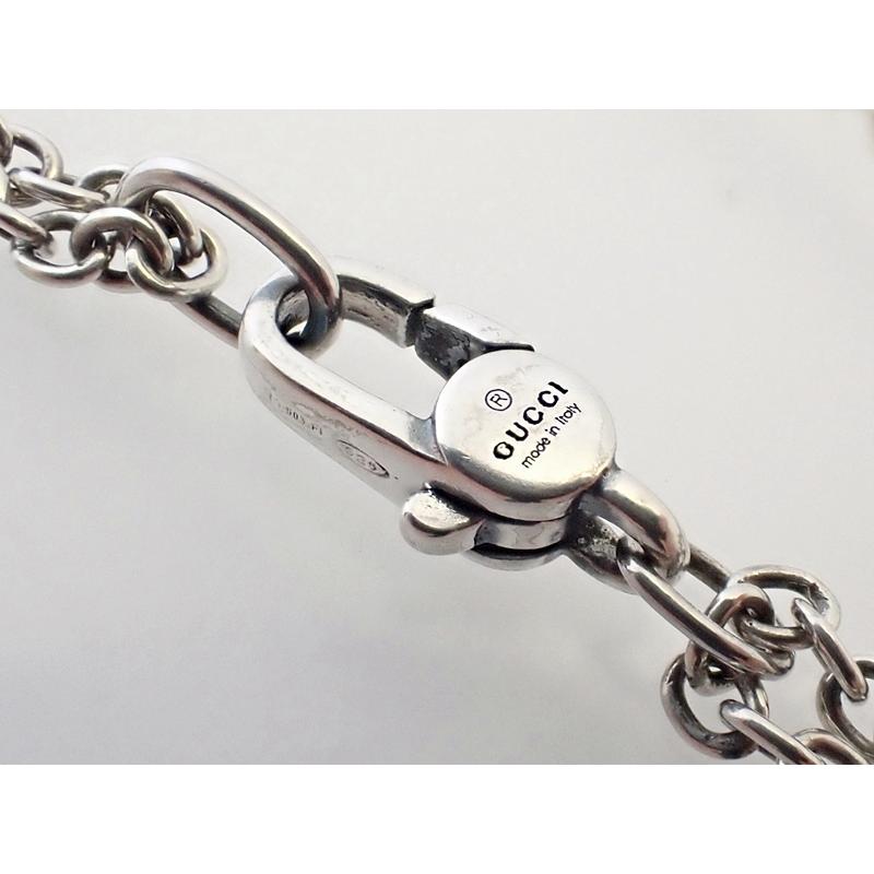 GUCCI グッチ AG925 シルバー トリプル コイン ネックレス 18.8g 中古A- 【送料無料】 C-8198_7